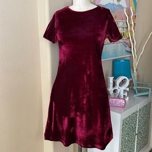 dELiA*s Faux Velvet Dress NWT